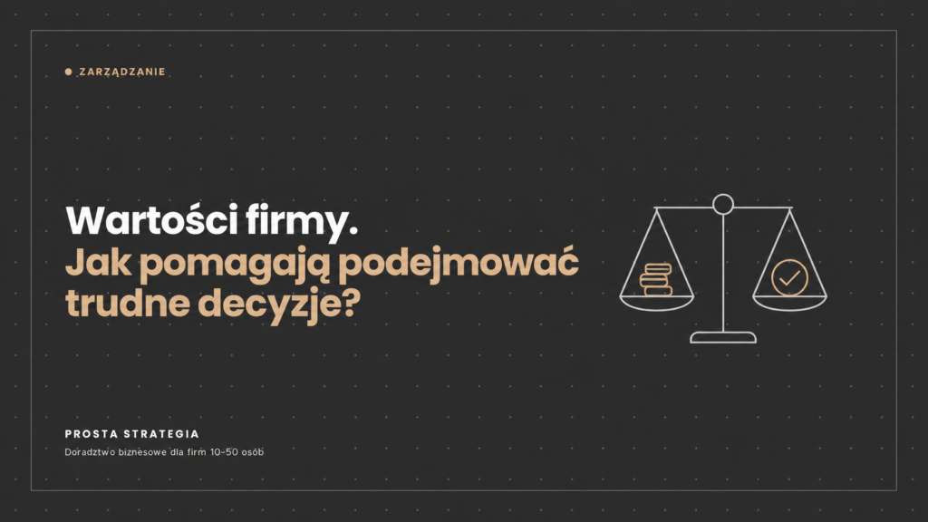Wartości firmy i trudne decyzje
